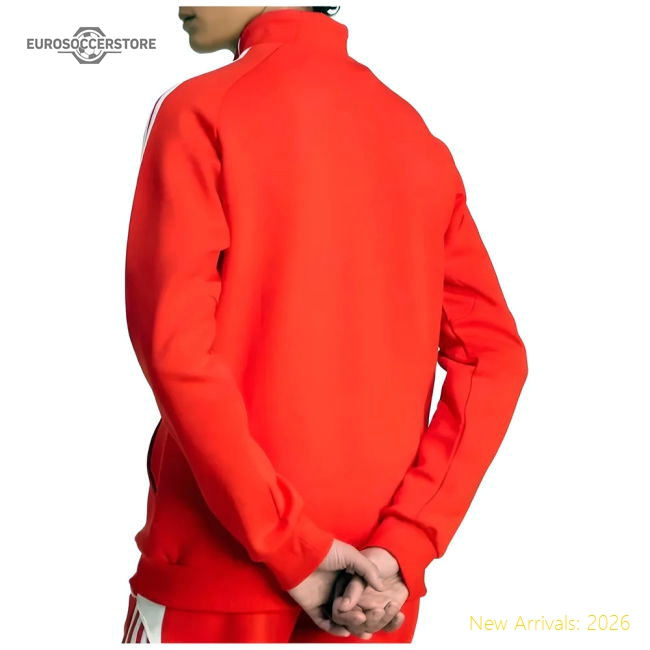 First-class 2025-2026 Bayern Munich Ubp Doubleknit Track Top (red)