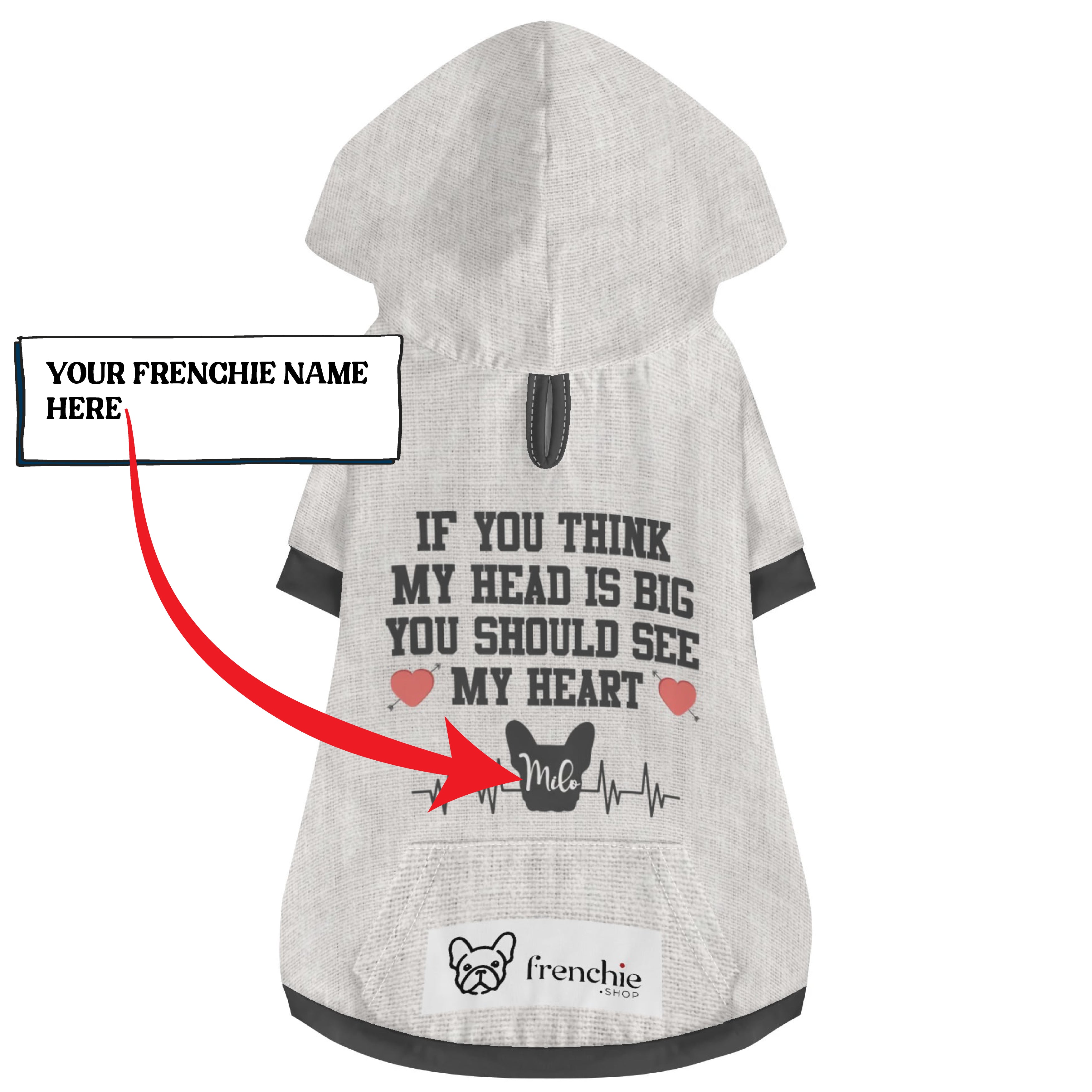 Featuring Your Frenchie's Name | Frenchie Shop Original Outdoor Style