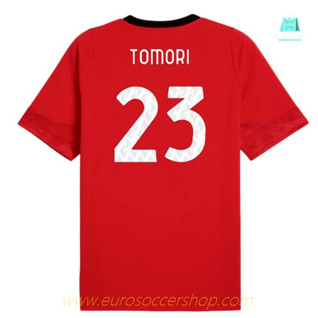2025-2026 AC Milan Training Jersey (Red) (Tomori 23)