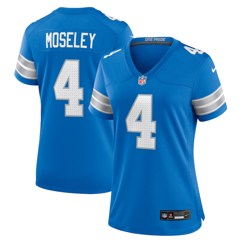 None Emmanuel Moseley DET Lions Iconic Elite Jersey Game Day Wear