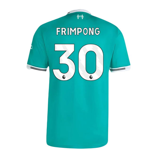 Frimpong 30 2025-2026 Liverpool FC Third Uniform