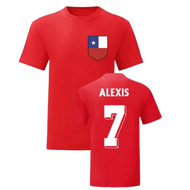 Soccer Alexis Sanchez Chile National Hero Tee (Red) Cup