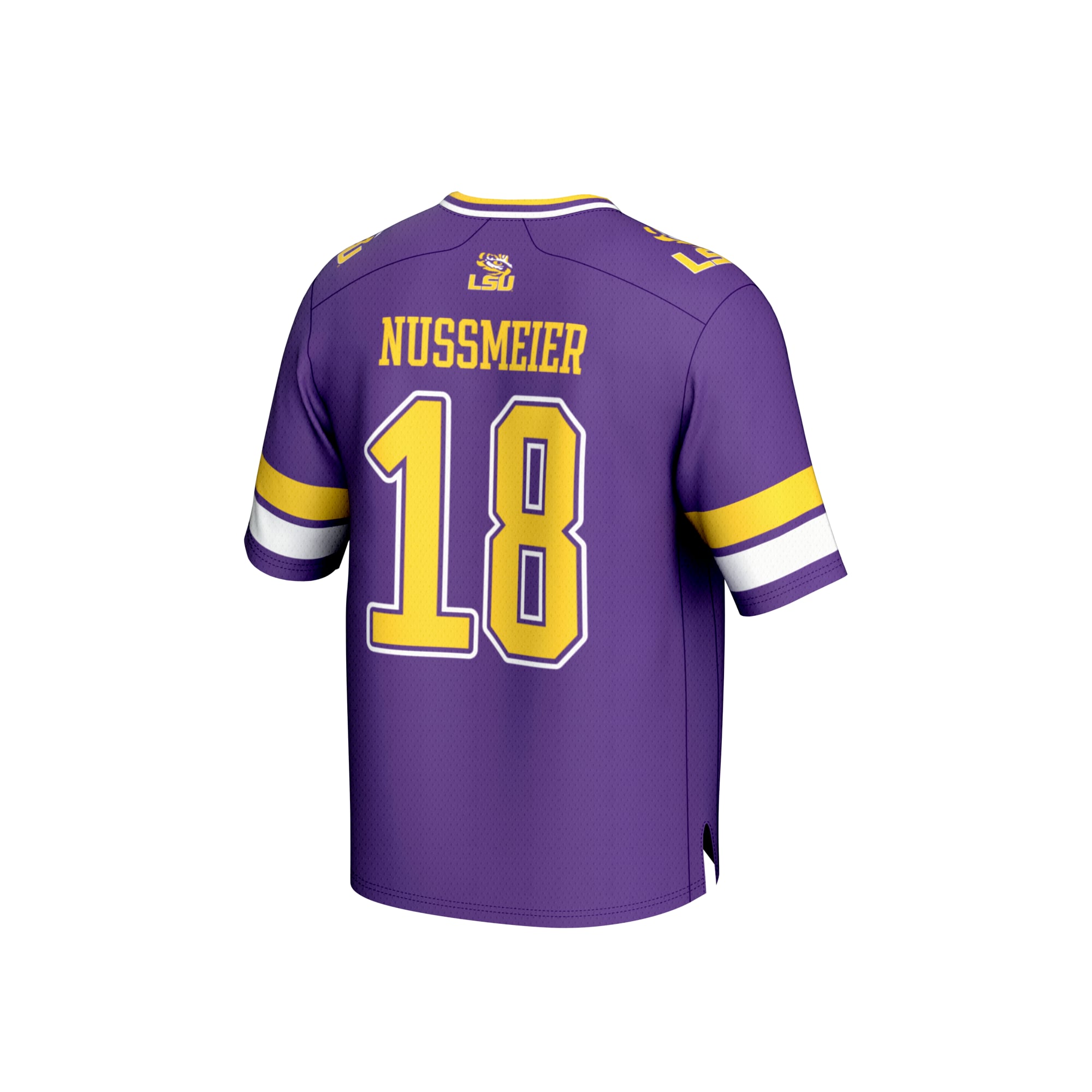 Garrett Nussmeier LSU Tigers GameDay Greats Unisex NIL Lightweight Football Player Jersey - Purple