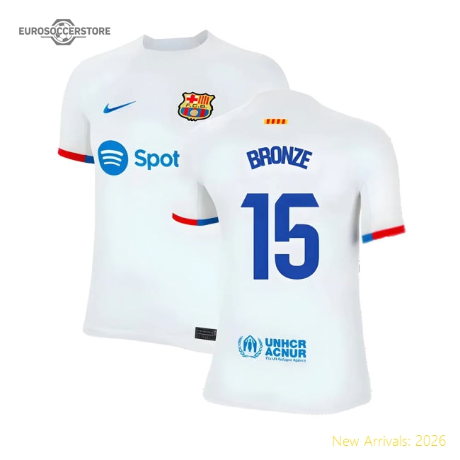 Barcelona 2024-25 Away Fan Version For Kids (Bronze Football Shirt