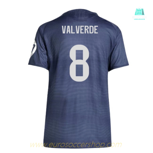 2025-2026 Real Madrid Authentic Away Shirt (Ladies) (Valverde 8)