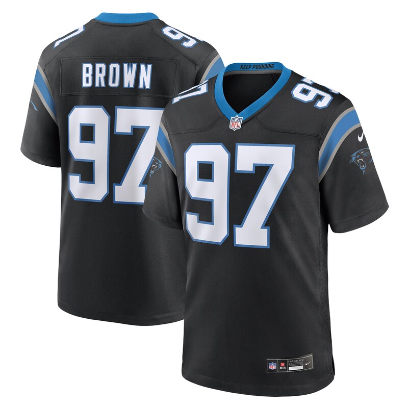 None Bobby Brown CAR Panthers Premium Material Game-Day Essential