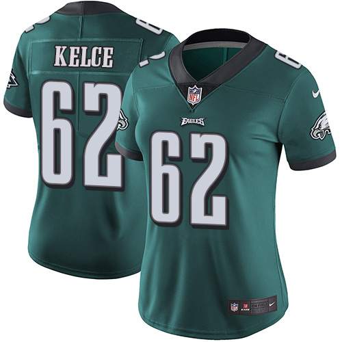 Official NFL PHI Eagles #62 Jason Kelce Green Limited Jersey