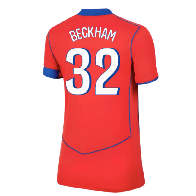 Popular 2025-2026 Psg Third Shirt (Womens) (Beckham 32)