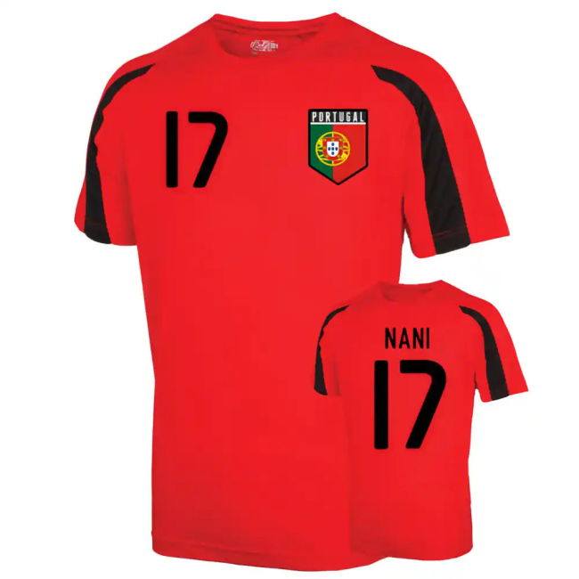 Portugal Sports Training Jersey (Nani 17) Premium Authentic