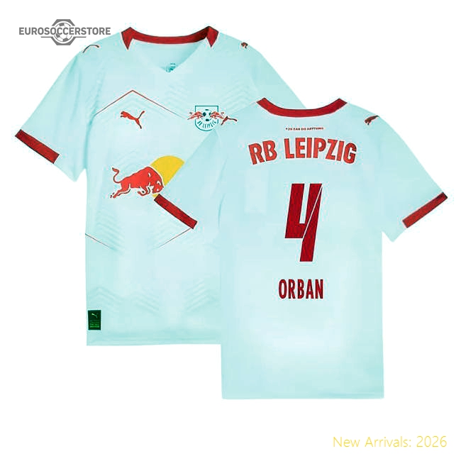Outstanding 2025-2026 Red Bull Leipzig Home Shirt (kids) (orban 4)