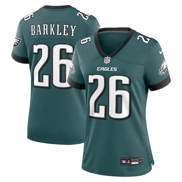 None Saquon Barkley Game Jersey - Green | NFL Player Jersey | NFL Foot