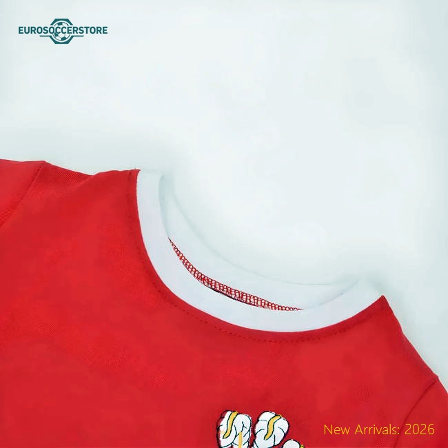 Kids Wales Tee Red/White Ringer