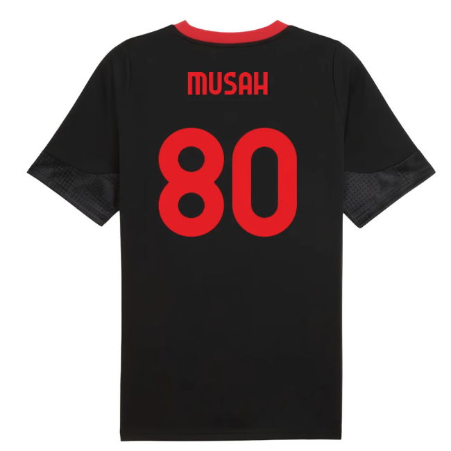Rossoneri Training Jersey Musah 8 #0 New Season Official Merchan (v5)
