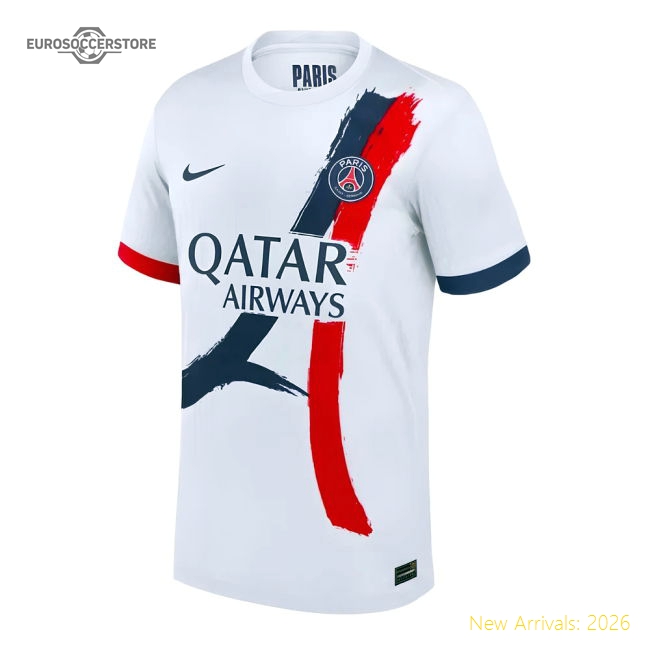 Match-Day Genuine 2024-2025 Psg Away Authentic Dri-Adv Shirt