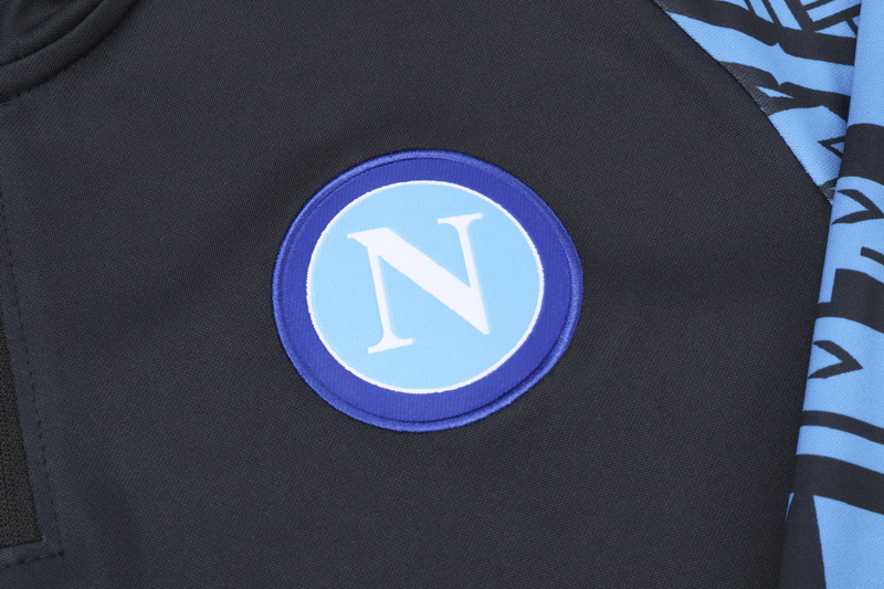 Napoli 2324 Dark Blue Half Zipper Tracksuit - Official Replica 23028