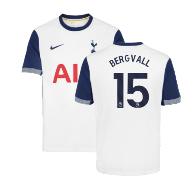 2024-2025 Tottenham Hotspur Home Top (Bergvall 15)