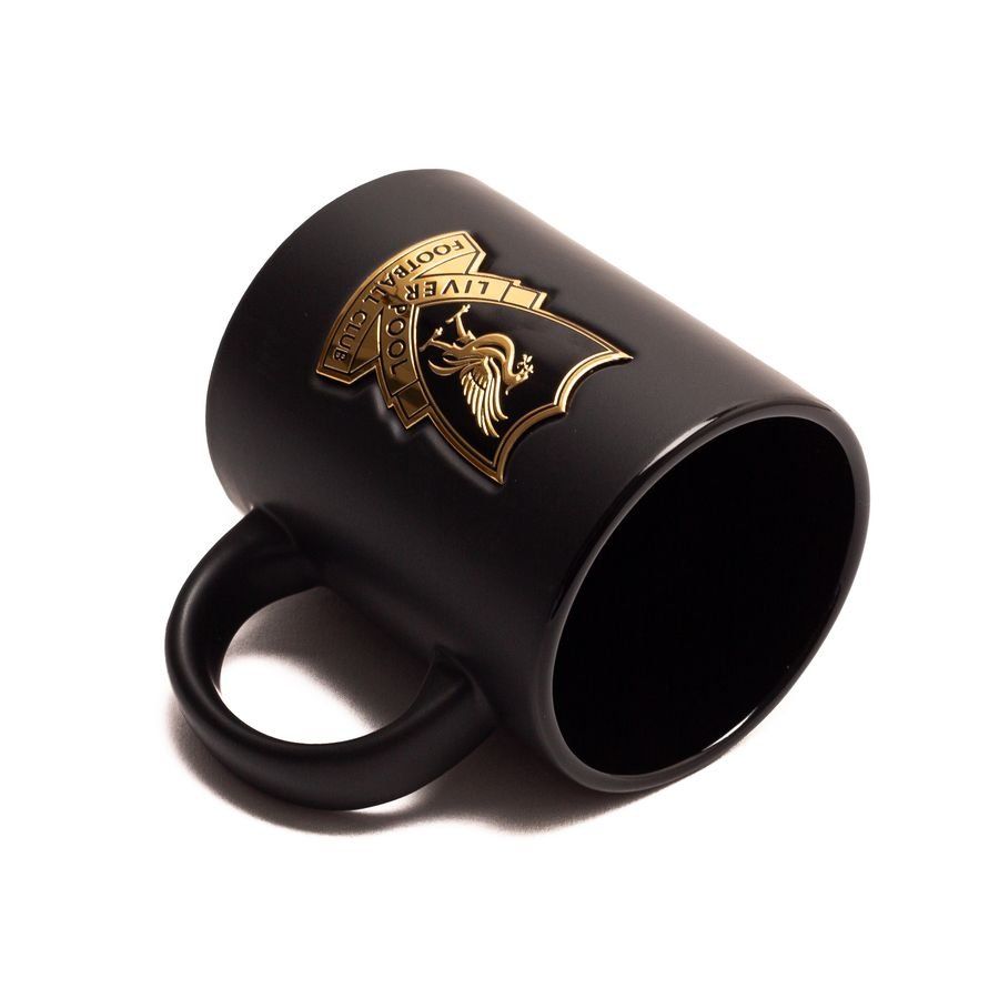 Liverpool Mug Crest - Black/Gold