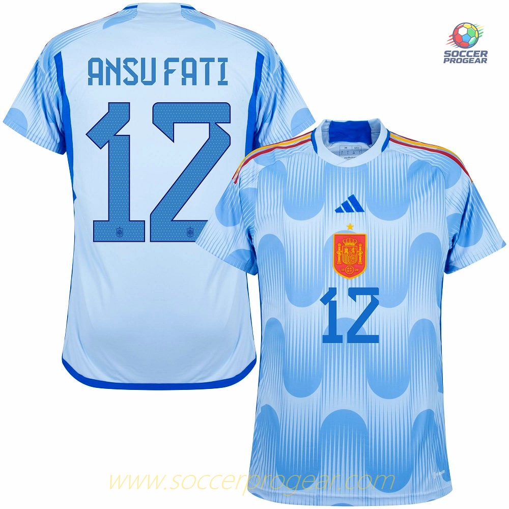 SPAIN High Quality AWAY JERSEY 2023 2024 ANSU FATI