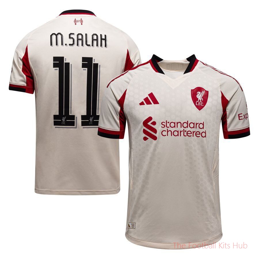 Liverpool Away Shirt 2025/26 Champions League Authentic M.SALAH 11