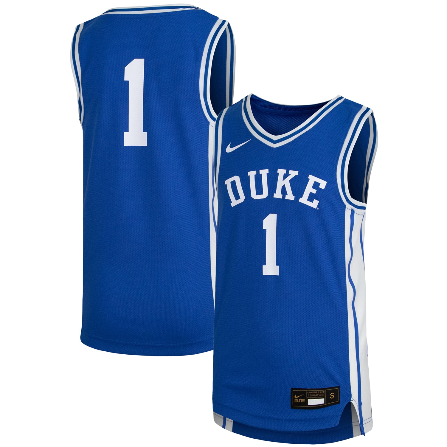 [NJP] Duke Blue Devils Youth Replica Team Basketball Jersey - Royal