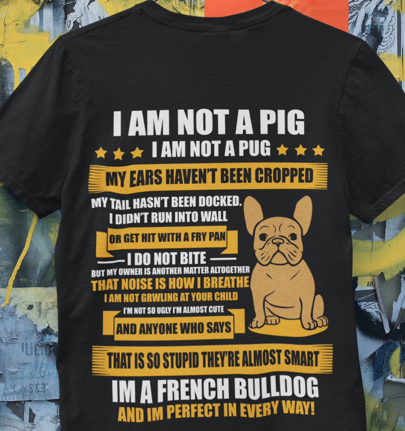 Fashion-Forward Im Not A Pug - Unisex T-shirt for Pet Enthusiasts