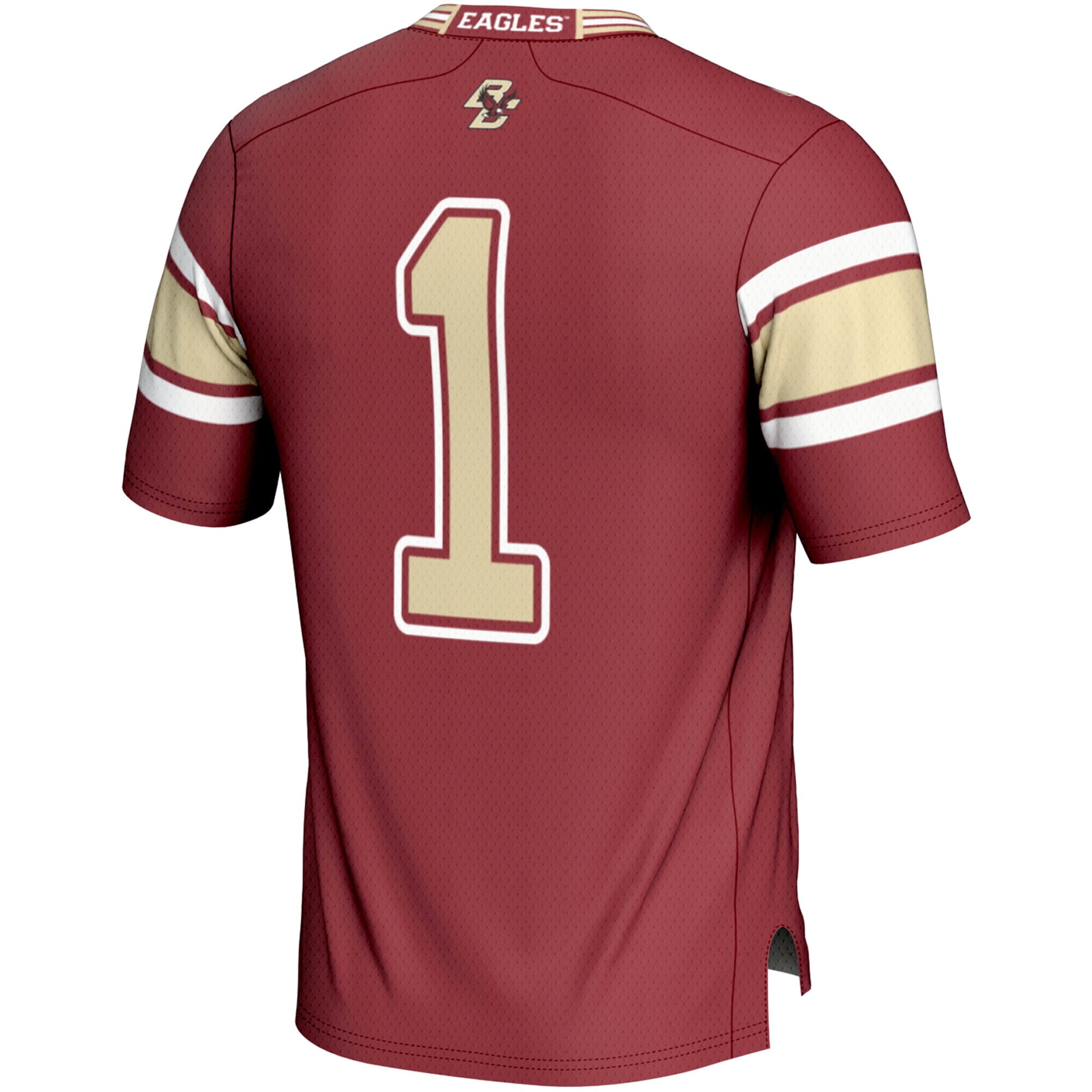 Youth #1 Maroon Boston College Eagles Football Jersey