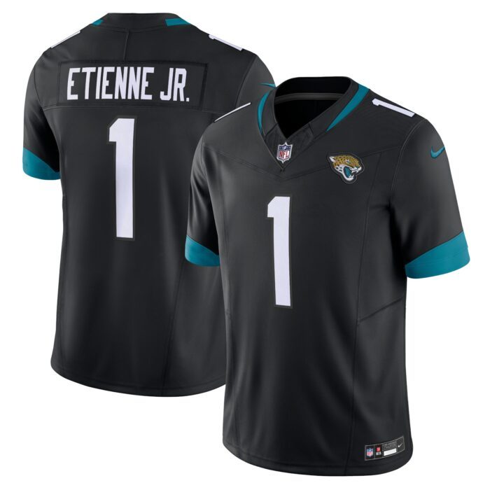 None Men's Team Captain JAX Jaguars Premium Jersey Football Apparel