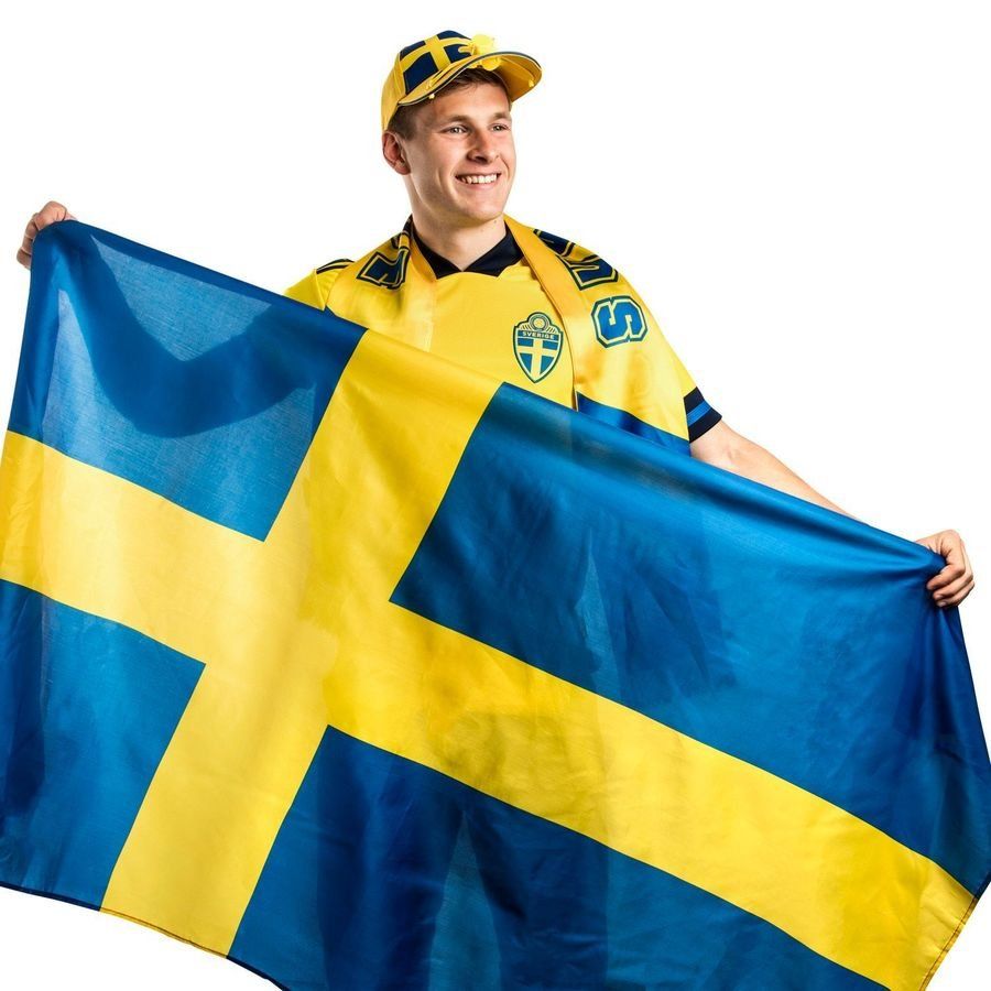Sweden Flag Blue/yellow In Multiple Adult Sizes