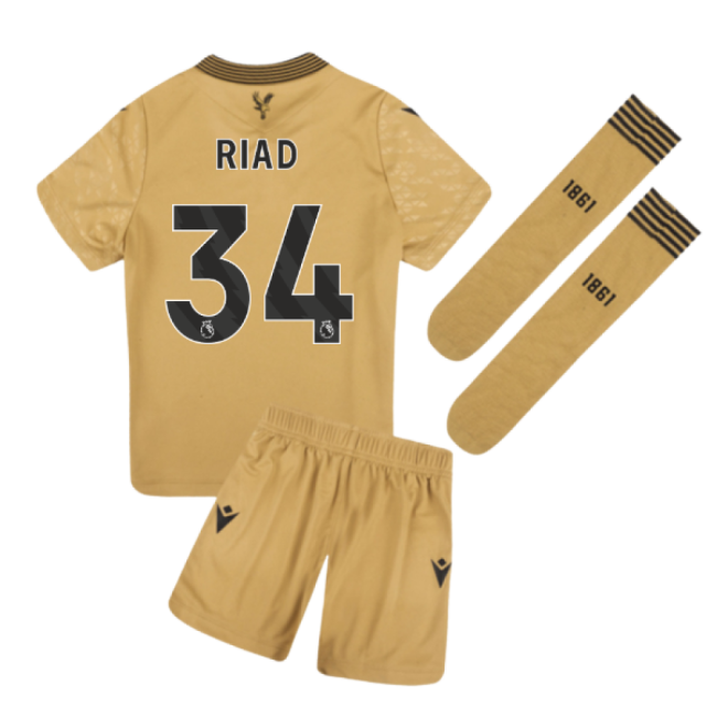 Luxury 2025-2026 Crystal Palace Third Little Kids Infant Kit (riad 34)