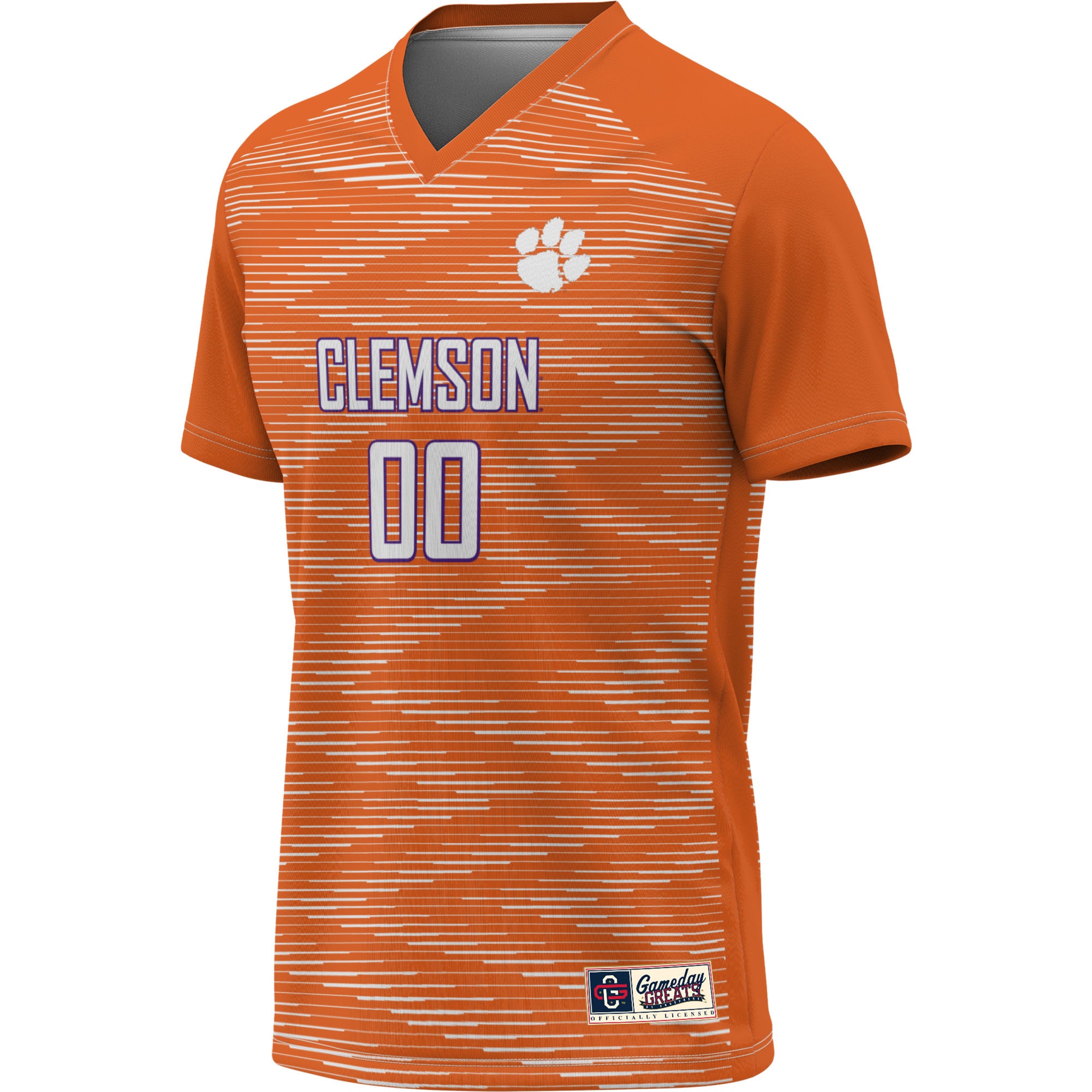 [NJP] Clemson Tigers GameDay Greats Youth Pick-A-Player NIL Lightweight Soccer Jersey - Orange