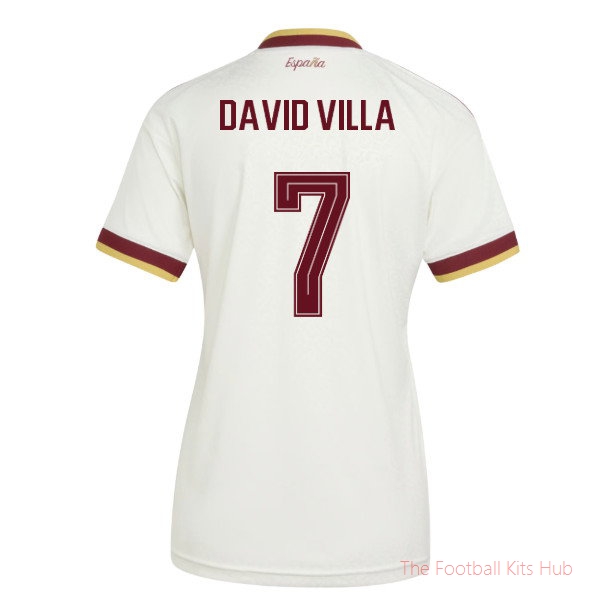 [LK] 2026/27 Spain Away Shirt (Womens) (David Villa 7)
