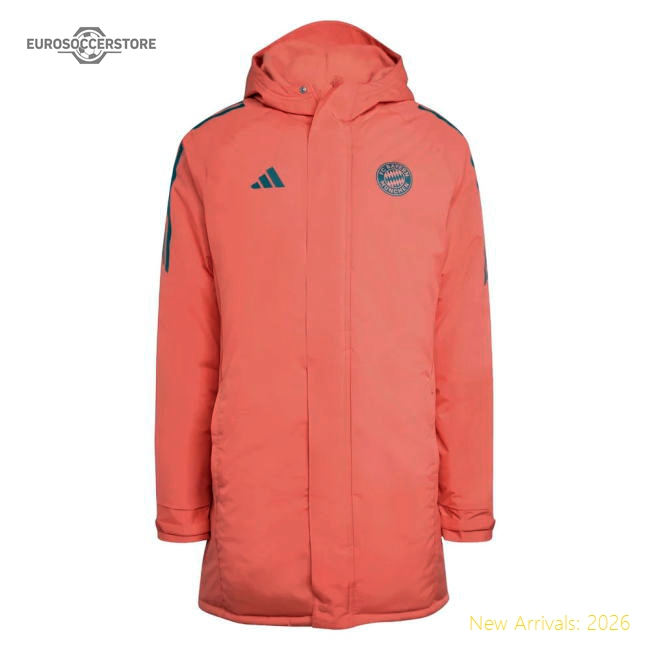 Fan-Favorite 2025-2026 Bayern Munich Parka (Easy Coral)