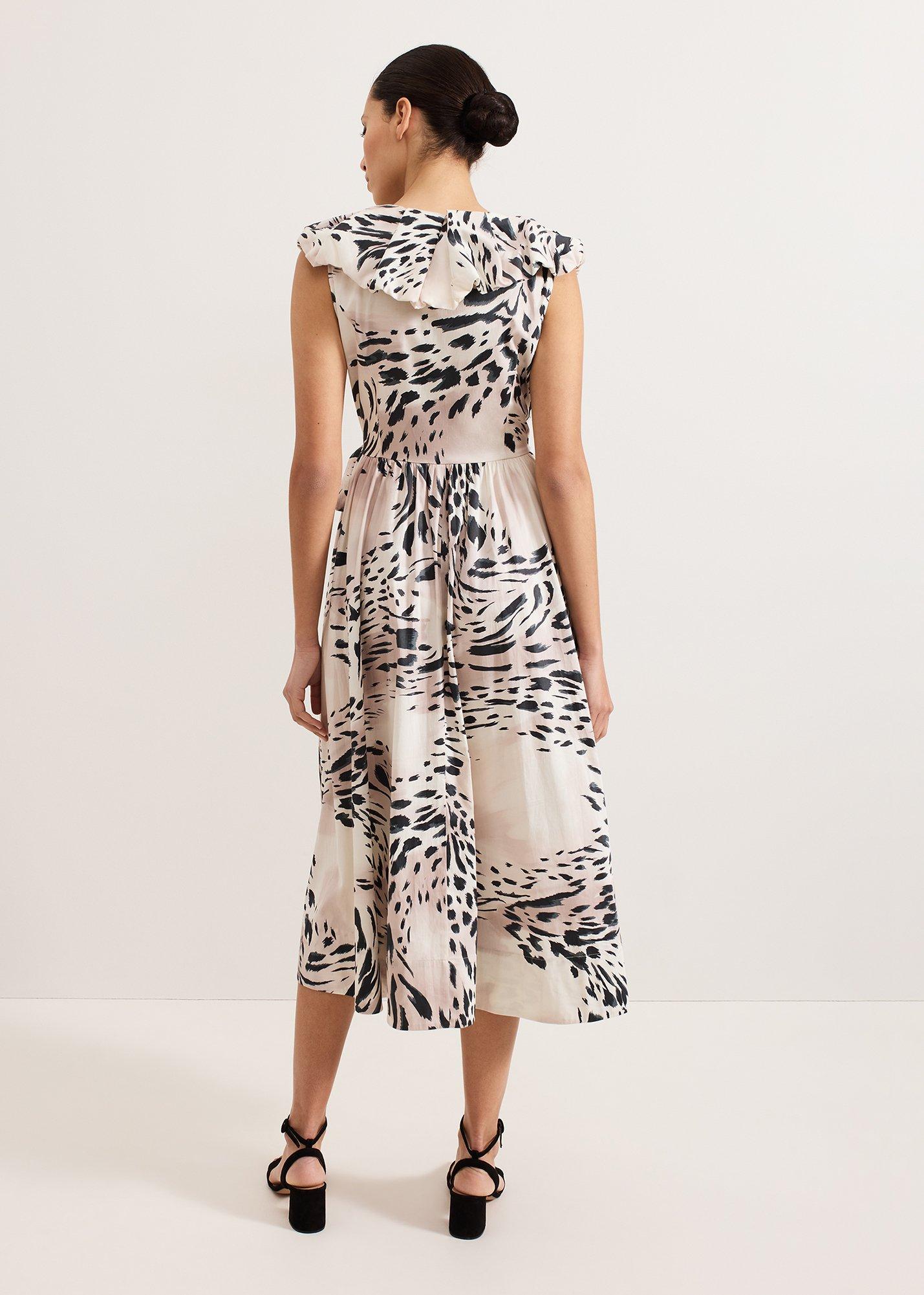 Trix Leopard Wrap Dress