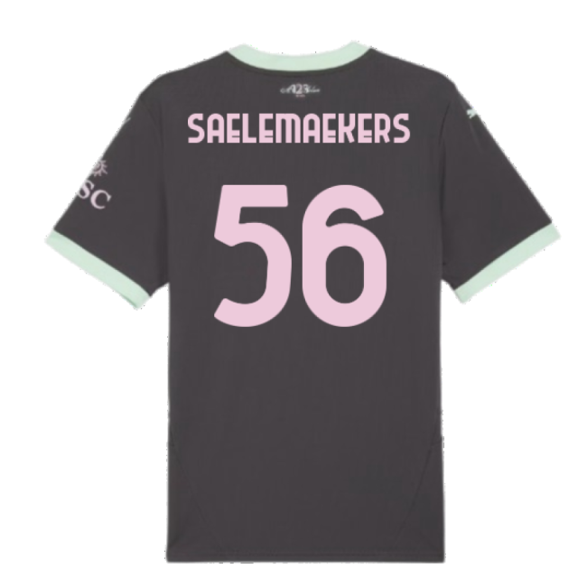Premium Quality Devoted Acm Ac Milan Third Shirt Saelemaekers #56 ...