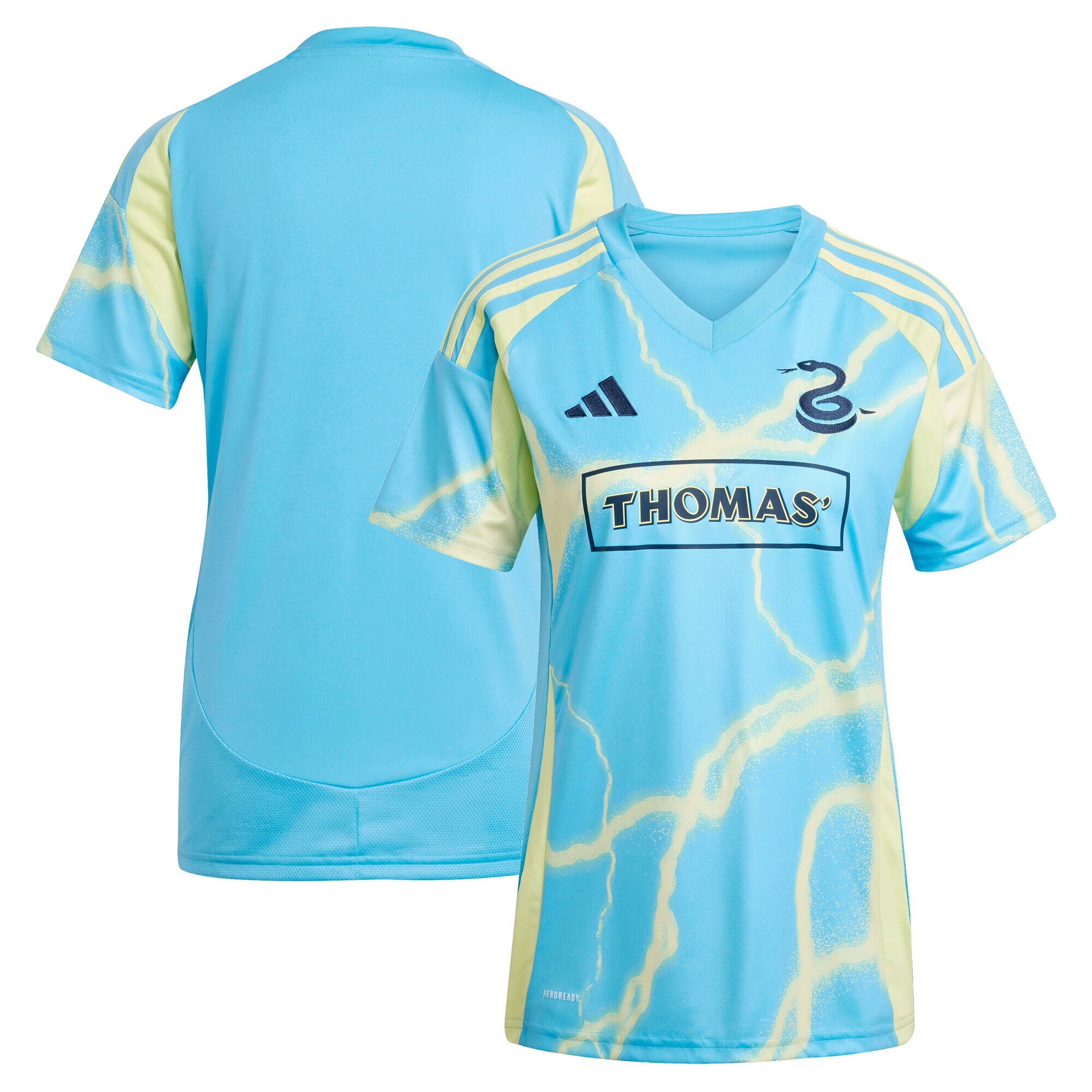 [SJH] Philadelphia Union Women's 2025 The Voltage Kit Replica Jersey - Blue