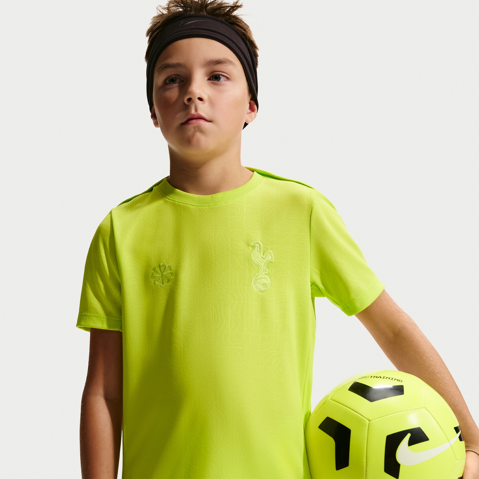 [ESK] Tottenham Hotspur Youth 2025/26 Academy Pro Pre-Match Dri-FIT Jersey Top - Neon Green