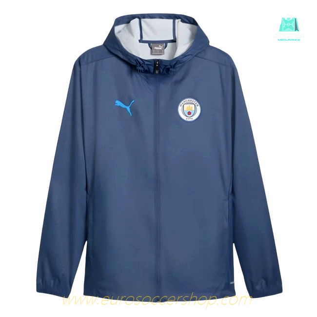 2024-2025 Man City Training All Weather Jacket (Inky Blue)