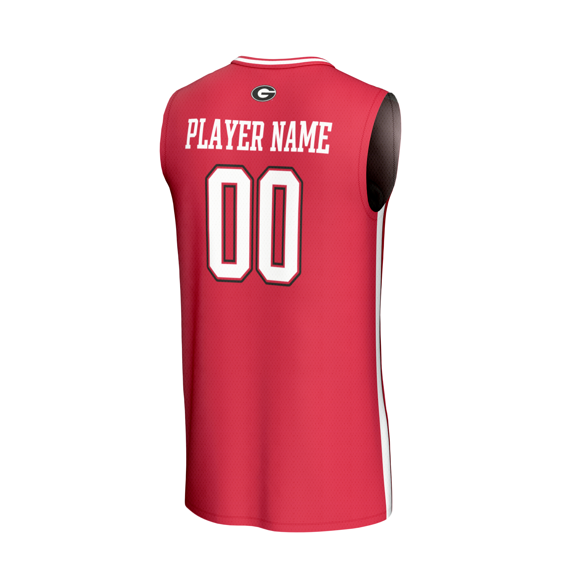 [NJP] Georgia Bulldogs GameDay Greats Youth Lightweight Collegiate Men's Basketball NIL Pick-A-Player Fashion Jersey - Red