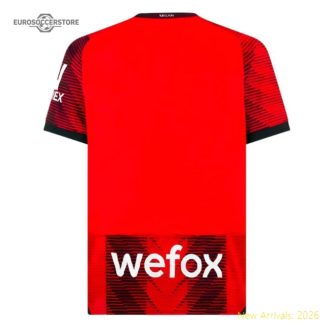 Ac Milan Official Home Jersey Italian League Macron Hyperwave