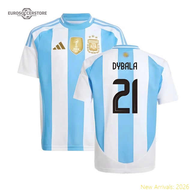 Football Team Dybala Non-toxic Kids Jersey Climacool Easy-care