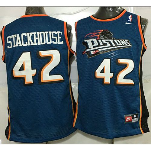 Pistons Blue Detroit Pistons #42 Jersey - On Sale NBA Fan Apparel