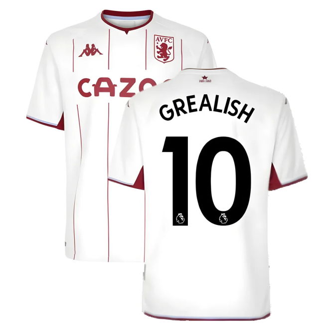 Premium 2021-2022 Aston Villa Away (grealish 10) With Classic Design