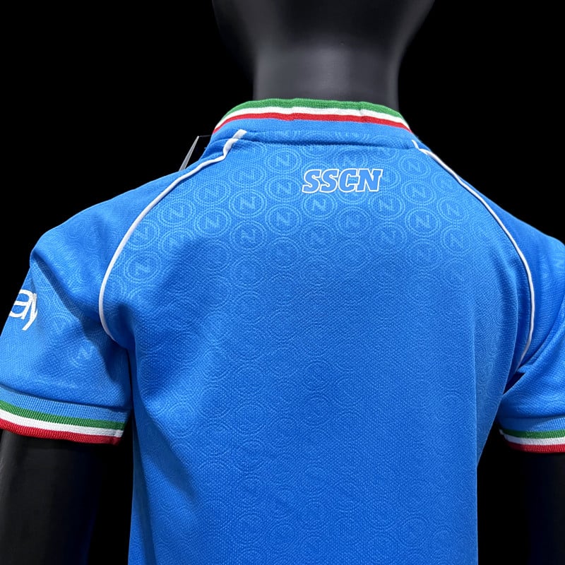 Kids 2324 Napoli Home Kit ShirtShorts - Official Replica 18542