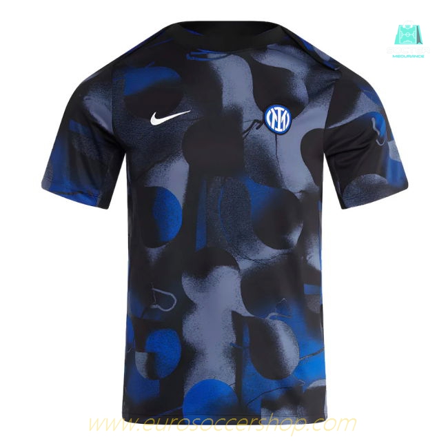 2024-2025 Inter Milan Dri-Fit Pre-Match Shirt (Black)