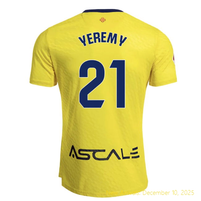 2025-2026 Villarreal Durable Home Shirt (Yeremy 21) - Value for Money