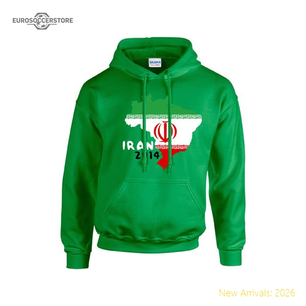 Iran 2014 Country Flag Hoody (green) - Kids