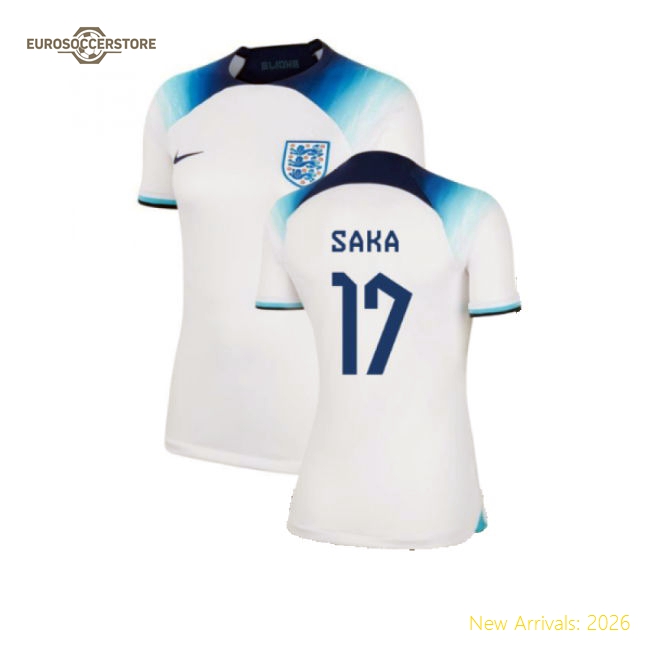 2022-2023 England Home Shirt (Ladies) (Saka 17)