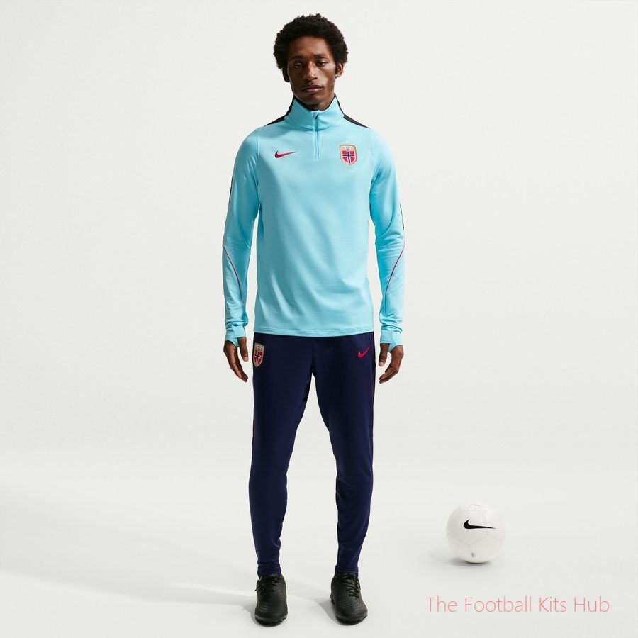 [EFS] Norway Training Trousers Dri-FIT Strike World Cup 2026 - Blue Void/Black/Chile Red