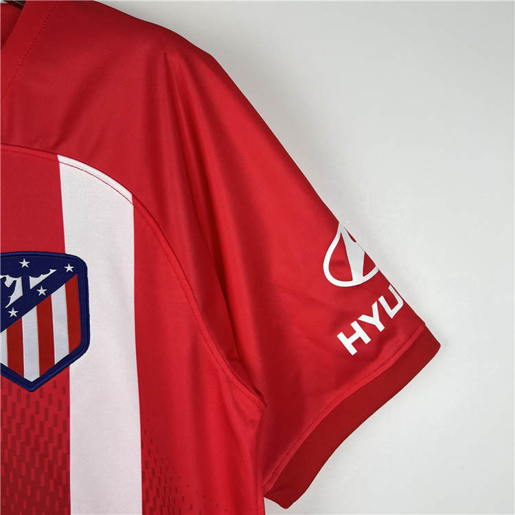 Comfort Fit Atletico Madrid 2324 Home Football Shirt Soccer Jersey