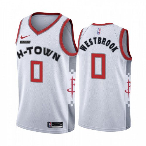 Authentic Style Houston Rockets Russell #0 NBA Pro Jersey Game-Day
